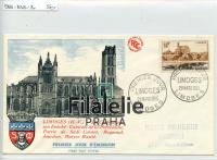 1955 FRANCE/CATHEDRALE/FDC 1045