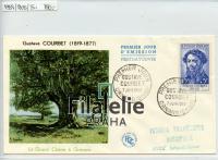 1958 FRANCE/COURBET/FDC 1205