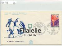 1968 FRANCE/OLYMP/FDC 1612