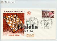 1974 FRANCE/CHESS/FDC 1878 II