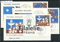 1976 POLYNESIE/MONTREAL/3FDC 219/21