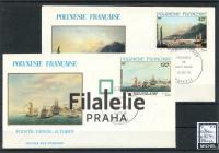1981 POLYNESIE/ART/2FDC 339+342