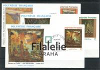 1988 POLYNESIE/ART/3FDC 503/5