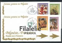 1992 POLYNESIE/ART/4FDC 622/5